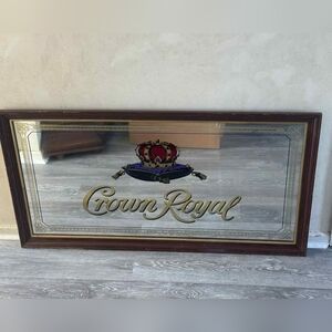 Crown Royal Logo Mirror 52x28"